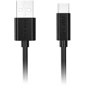 Кабель USB 2.0 AM-Type-C M, 3м, 18W PVC чорний Choetech (AC0004-BK) UA