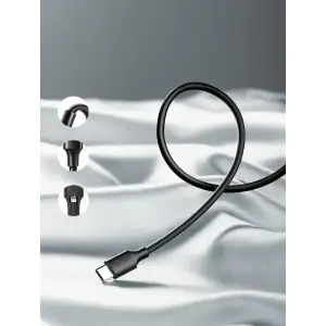 Кабель USB 2.0 AM-Type-C M, 1 м, 60W Nickel Plating Чорний, US287 UGREEN (60116) UA