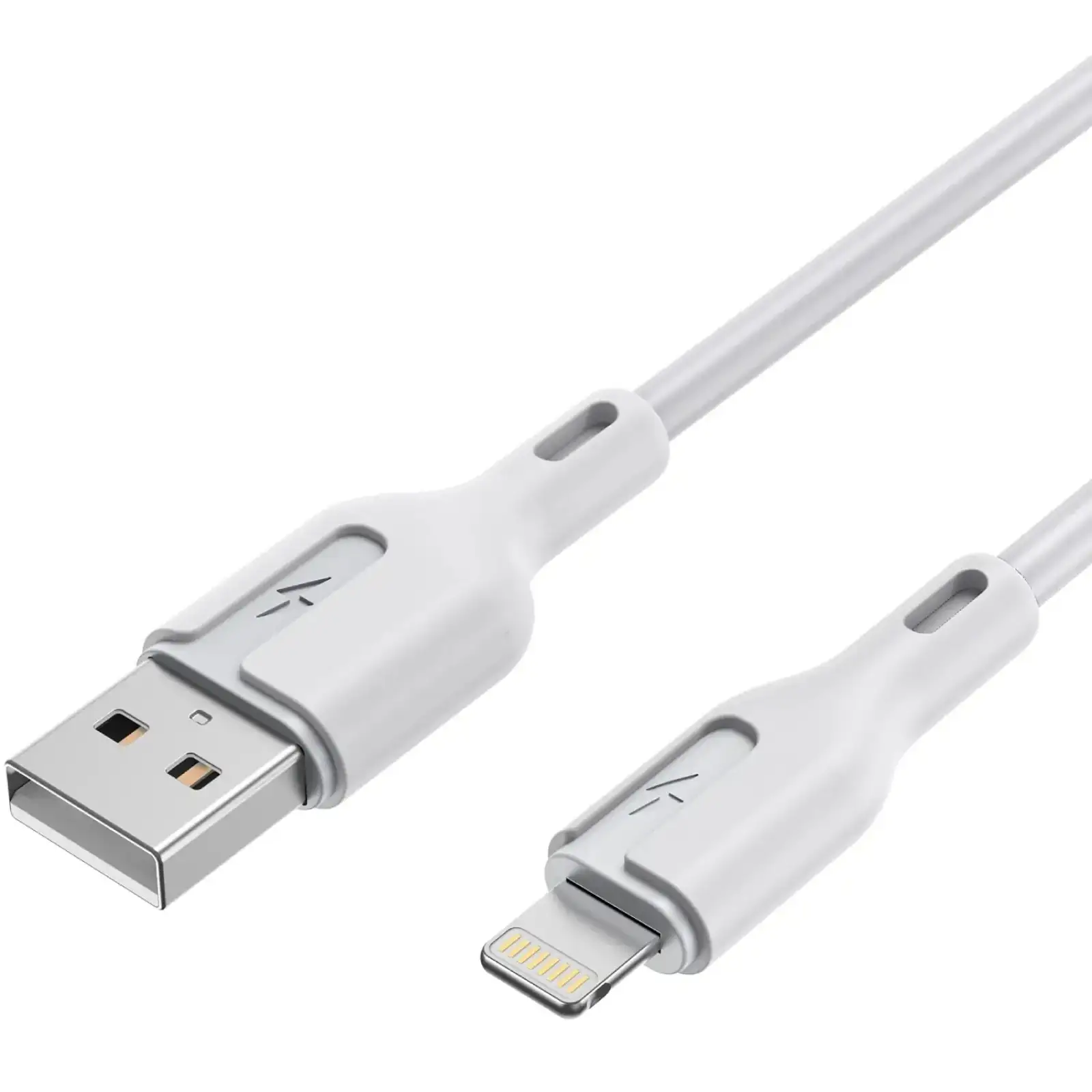 Кабель USB 2.0 AM-Lightning M, 1.0м, білий, Choetech (XAL-0003-WH-V2) UA