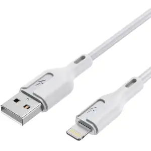 Кабель USB 2.0 AM-Lightning M, 1.0м, білий, Choetech (XAL-0003-WH-V2) UA