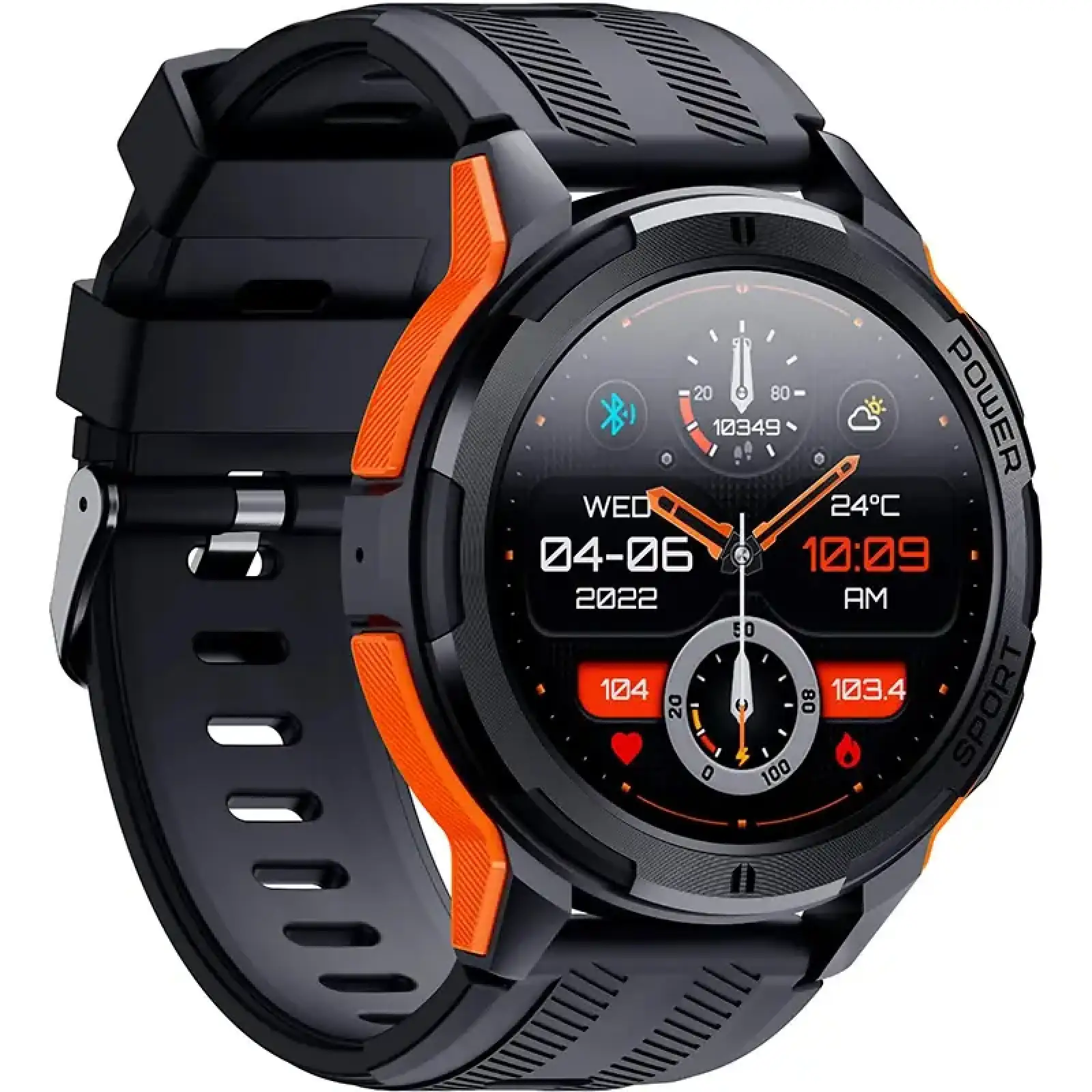 Годинник Oukitel BT10 Black-orange (6931940742153) UA