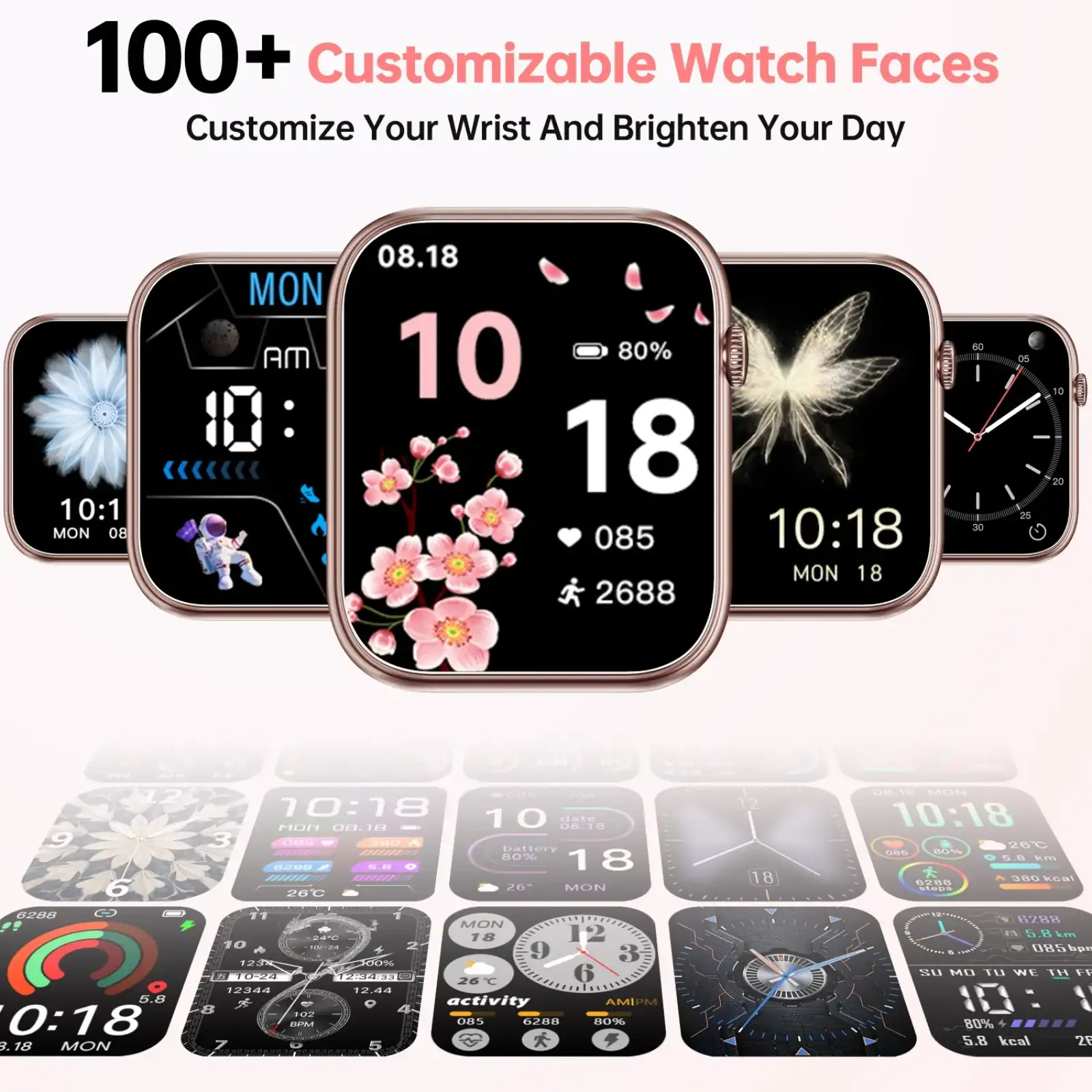 Годинник Oukitel V3 Pink (6941749818607) UA