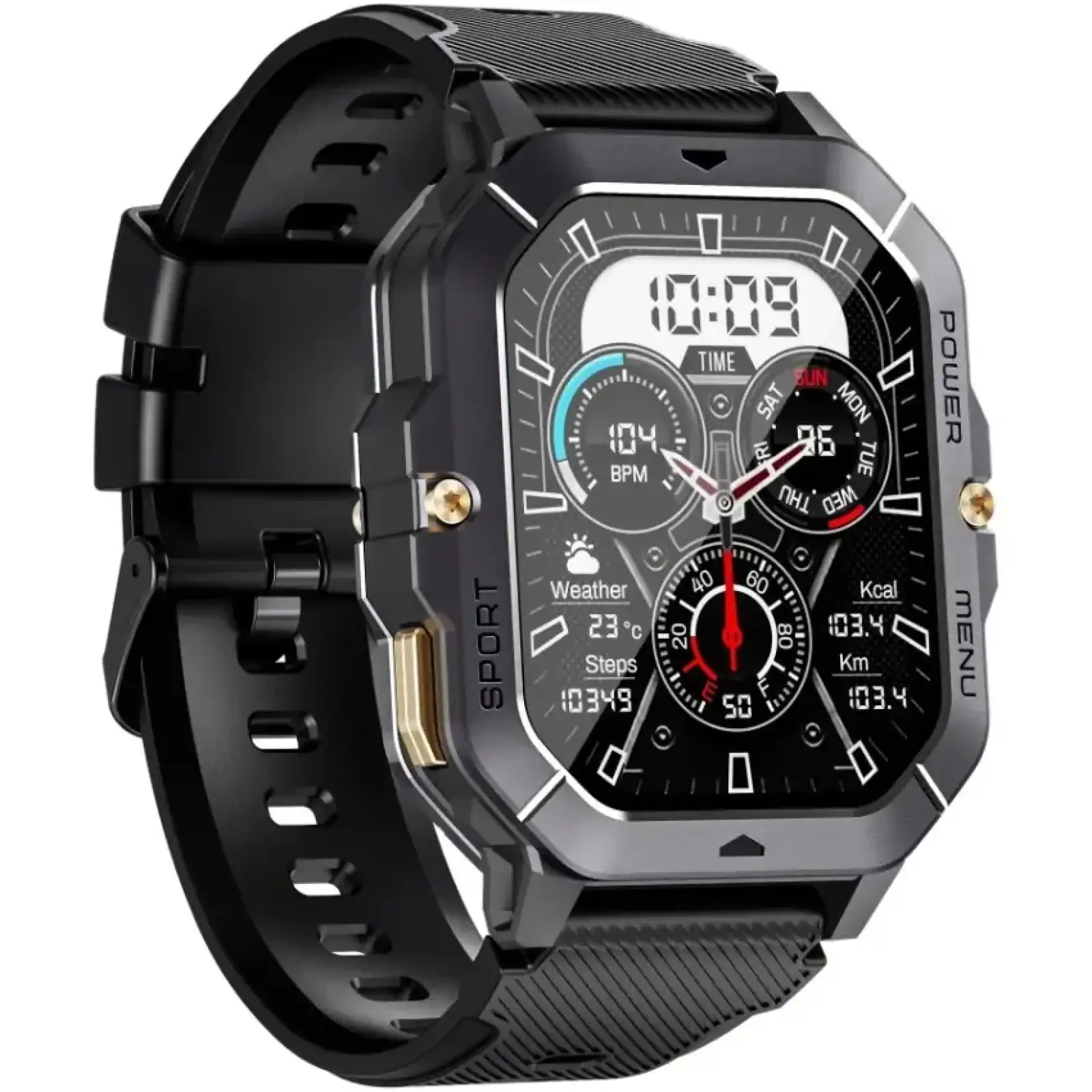 Годинник Oukitel BT101 Black (6931940739825) UA