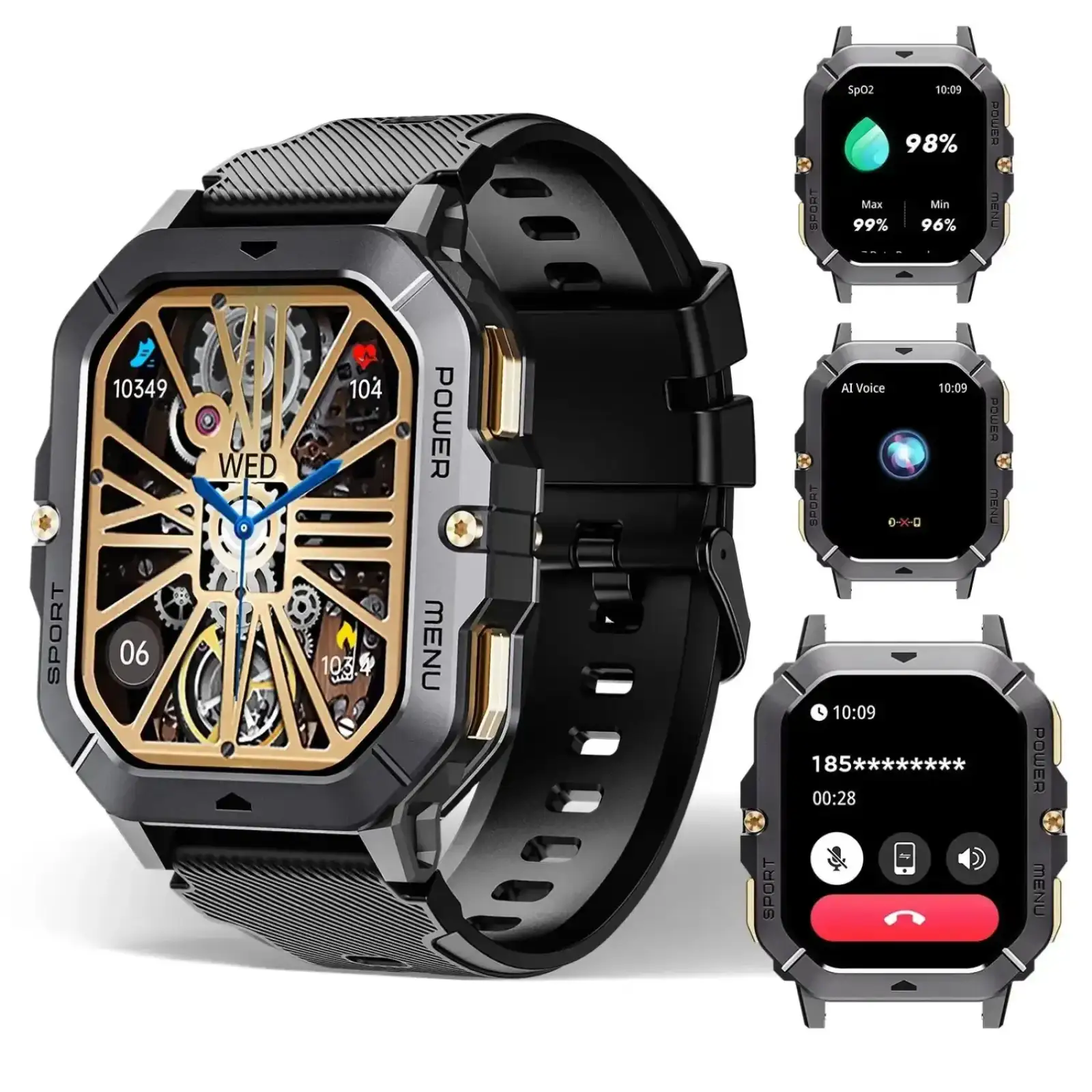 Годинник Oukitel BT101 Black (6931940739825) UA