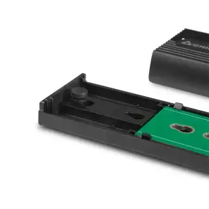 Корпус для M.2 NVME/SATA SSD CHIEFTEC CEB-M2C-TL, aluminium,USB 3.2 Gen2 Type-C, Black, RETAIL UA