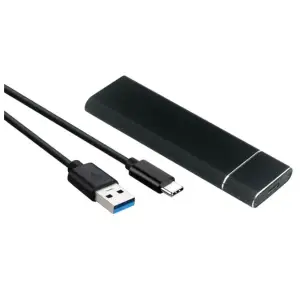 Зовнішня кишеня до M.2 на Type-C USB 3.1 (F) Gen2, 10 Gb/s, 2TB, B key NGFF Black (S1012) UA