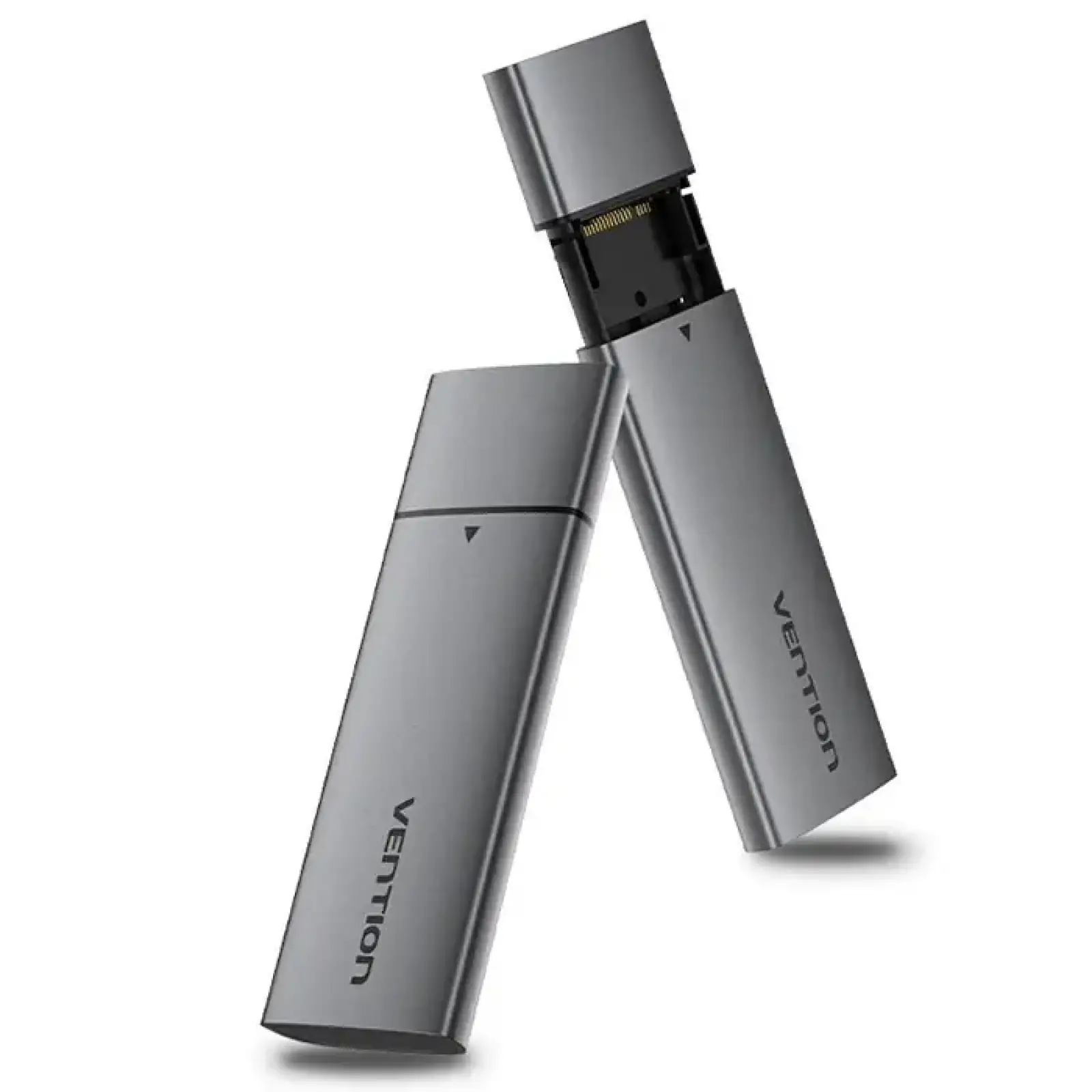 Зовнішня кишеня для SSD M.2 (NVME) M-key USB Type-C 3.2 сіра Vention (KPGH0) UA