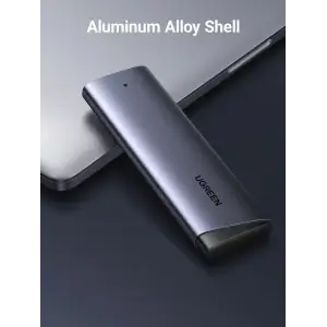 Зовнішня кишеня Ugreen CM767 USB 3.2 Gen 2 M.2 NVMe 10 Гбіт/с Сіра (35267) UA