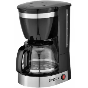 Кавоварка BROCK CM 1255 BK крапельна/ 1.25л/ 800 Вт/ мелена/ чорнa UA