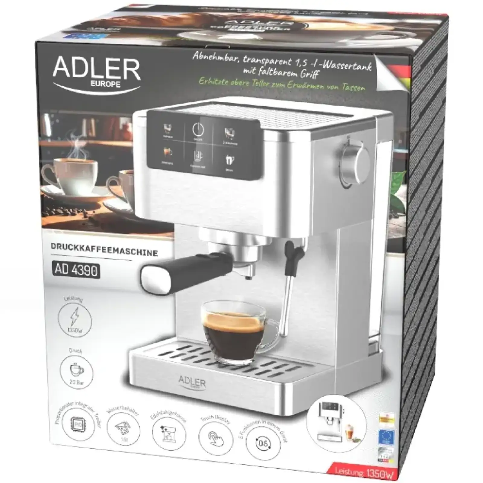Кавомашина Adler AD 4390 (AD4390) UA