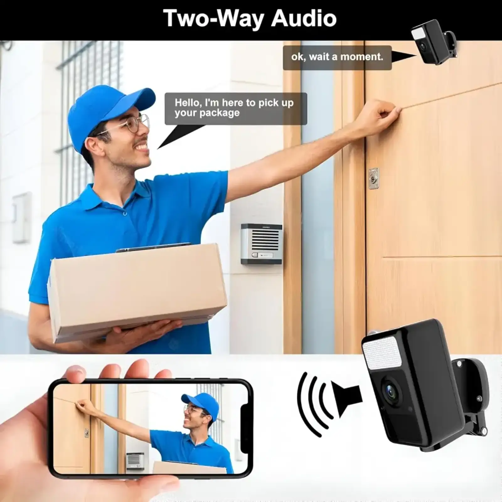 IP відеокамера SJCAM S1, JPG, 4M, 2.4GHz, LED + infrared, MP4 (S1 home camera) UA