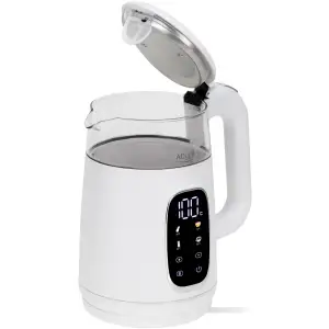 Електрочайник Adler AD 1305 white silver (AD1305WS) UA