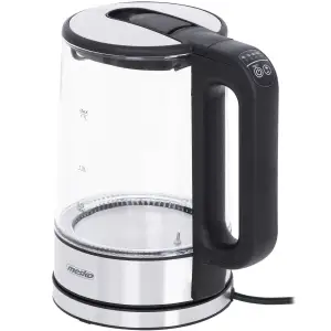 Електрочайник Mesko MS 1301 black 1850-2200Вт/ 1.7л/ скло/ встановлення температури (MS1301B) UA