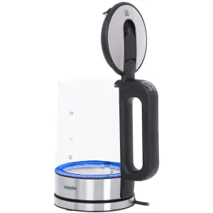 Електрочайник Mesko MS 1301 black 1850-2200Вт/ 1.7л/ скло/ встановлення температури (MS1301B) UA
