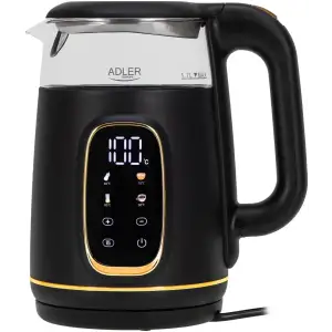 Електрочайник Adler AD 1305 black gold (AD1305BG) UA