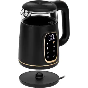 Електрочайник Adler AD 1305 black gold (AD1305BG) UA