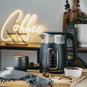 Електрочайник Adler AD 1305 black gold (AD1305BG) UA
