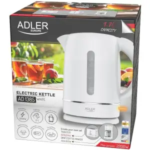 Електрочайник Adler AD 1385 white (AD1385W) UA