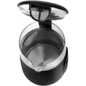 Електрочайник Adler AD 1305 black silver (AD1305BS) UA