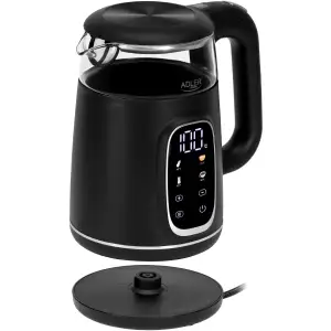 Електрочайник Adler AD 1305 black silver (AD1305BS) UA