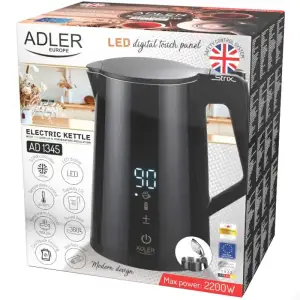 Електрочайник Adler AD 1345 black (AD1345B) UA