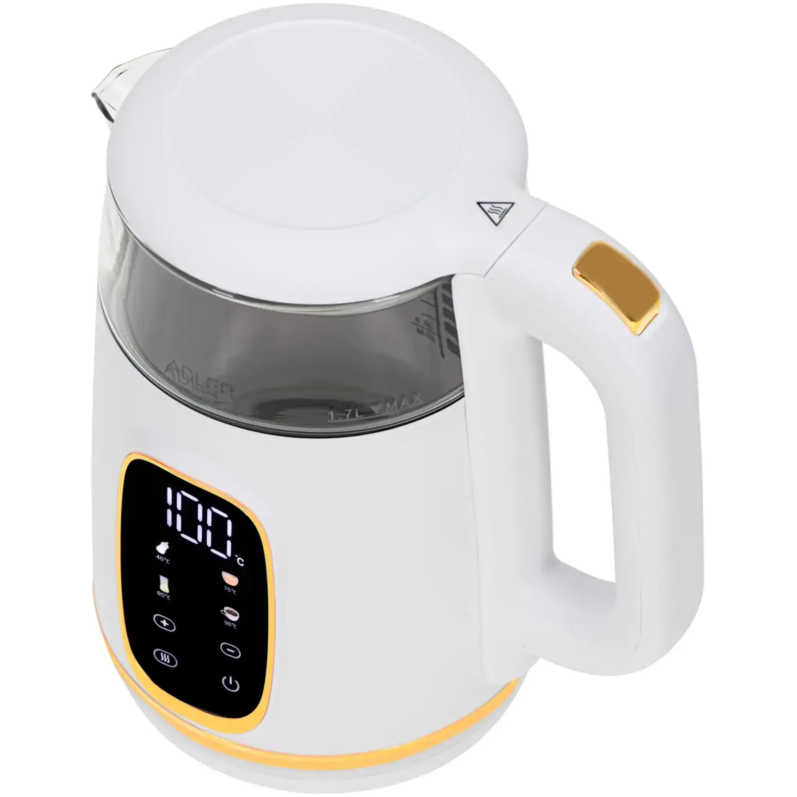 Електрочайник Adler AD 1305 white gold (AD1305WG) UA