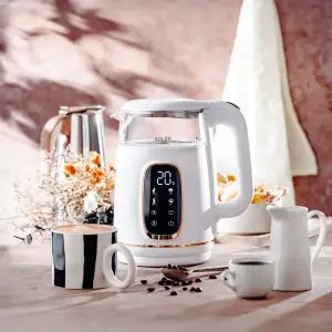 Електрочайник Adler AD 1305 white gold (AD1305WG) UA