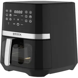 Мультипіч BROCK DAF 6501G 1800Вт/чаша 6.5л/сенсорне керування/таймер/оглядове вікно/чорна UA