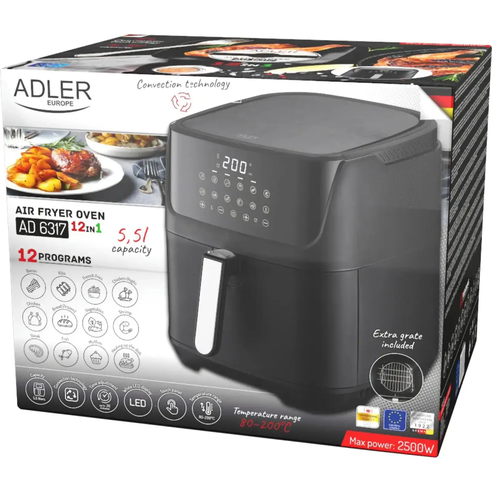 Мультипечь Adler AD 6317 (AD6317) UA