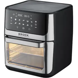 Мультипіч BROCK DA 1000 BK1800Вт/ 12л /сенсорне керування/гриль/шашлик/таймер/чорна UA