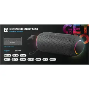 Портативная колонка 1.0 Defender Enjoy S650 (65651) UA