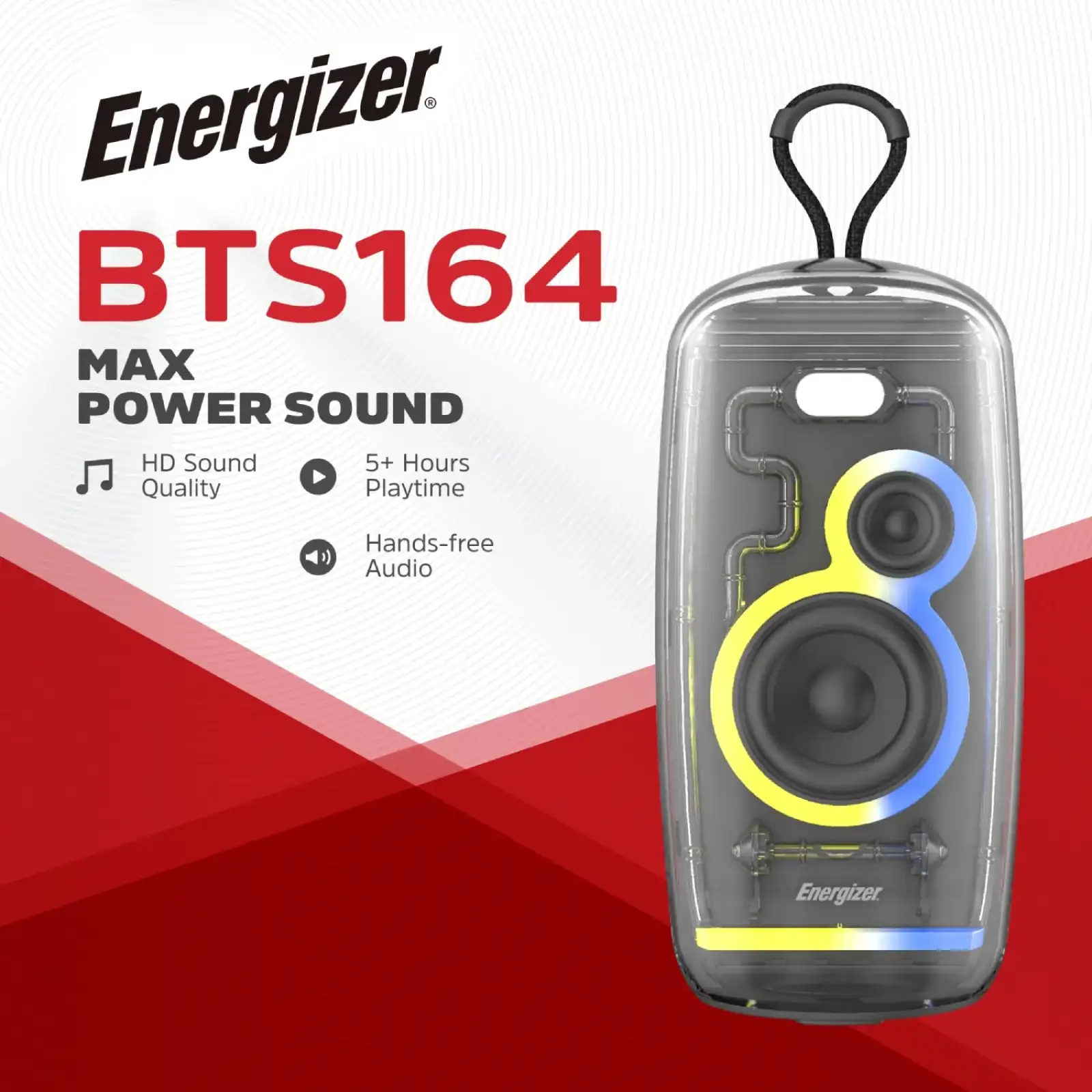 Портативна колонка 1.0 Energizer (BTS164) UA