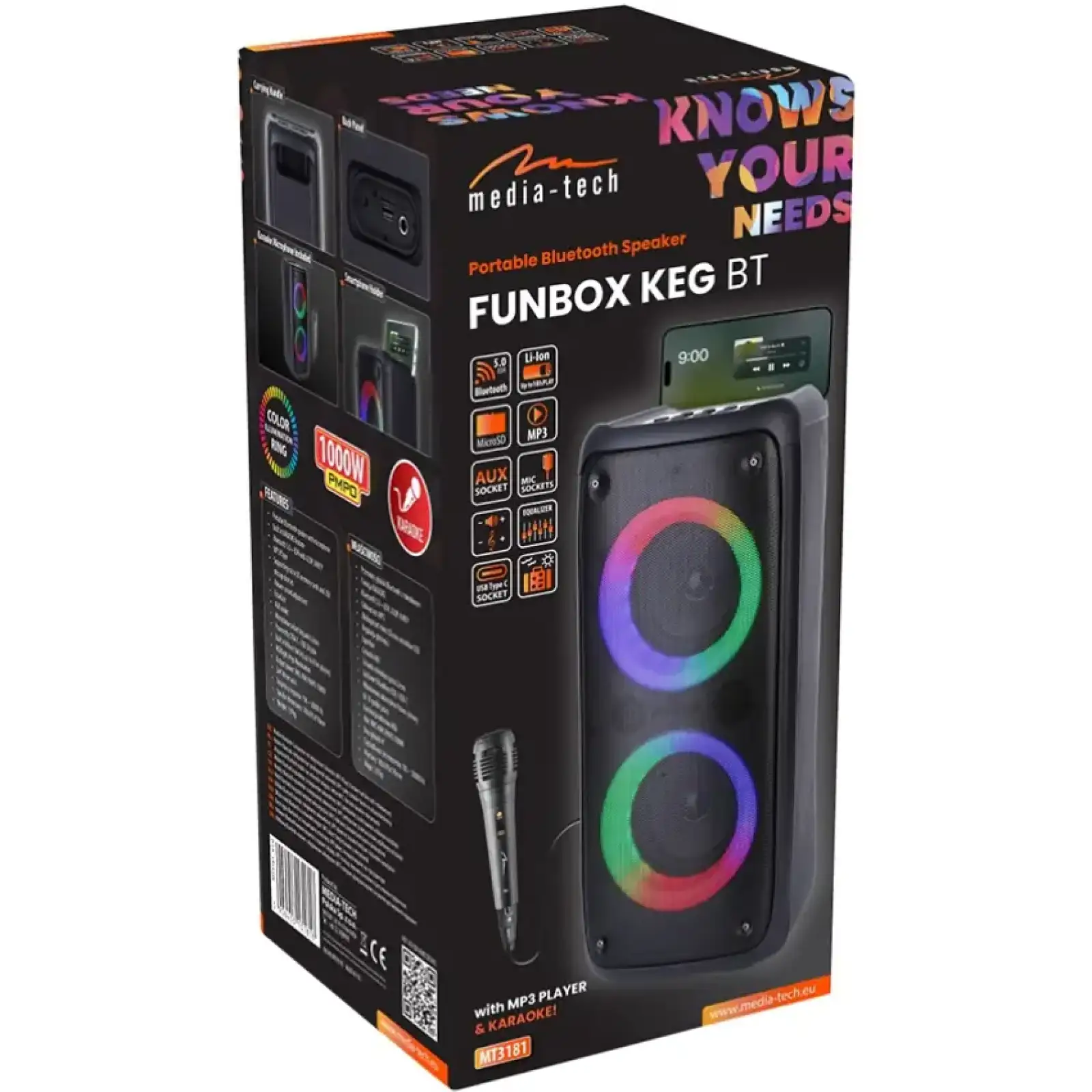 Портативна колонка 1.0 Media-Tech (MT3181) UA
