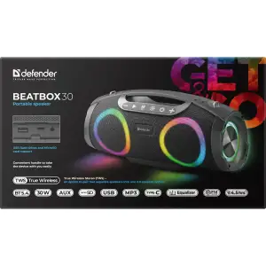 Портативна колонка 1.0 Defender Beatbox 30 (65231) UA