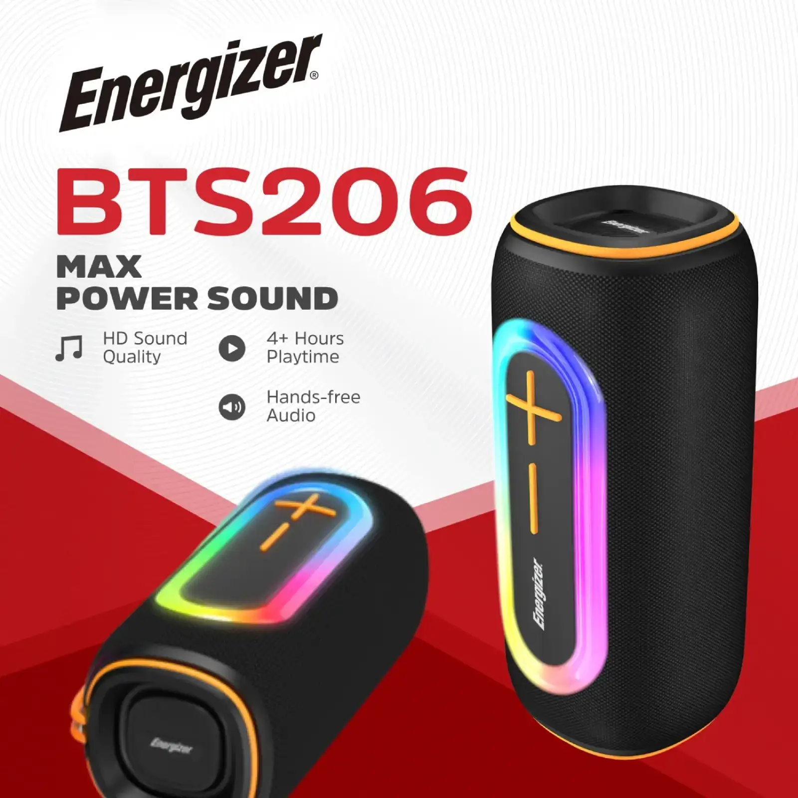 Портативна колонка 1.0 Energizer (BTS206) UA