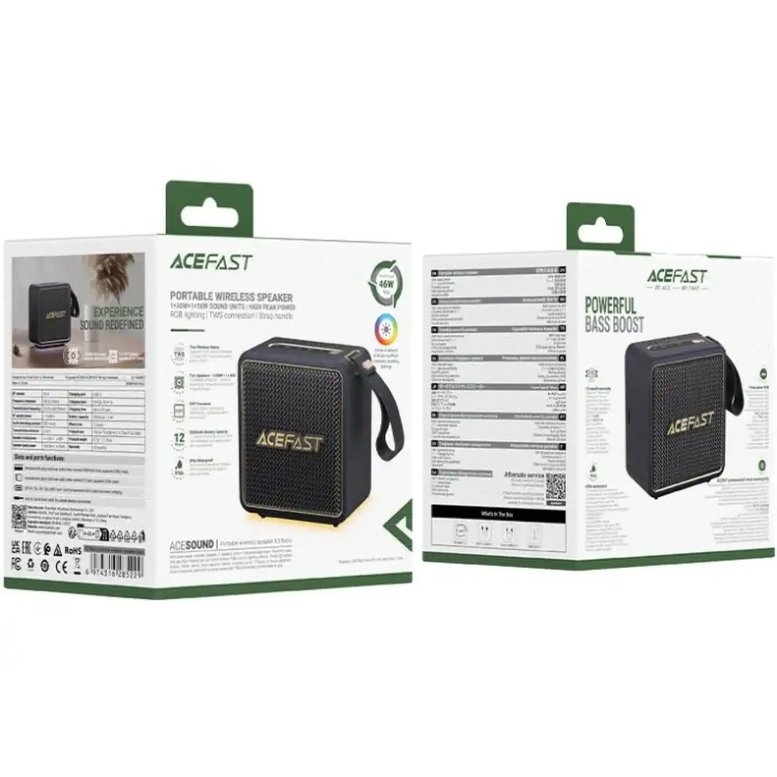 Акустична система Acefast K3 Nano Black (6974316285229) UA