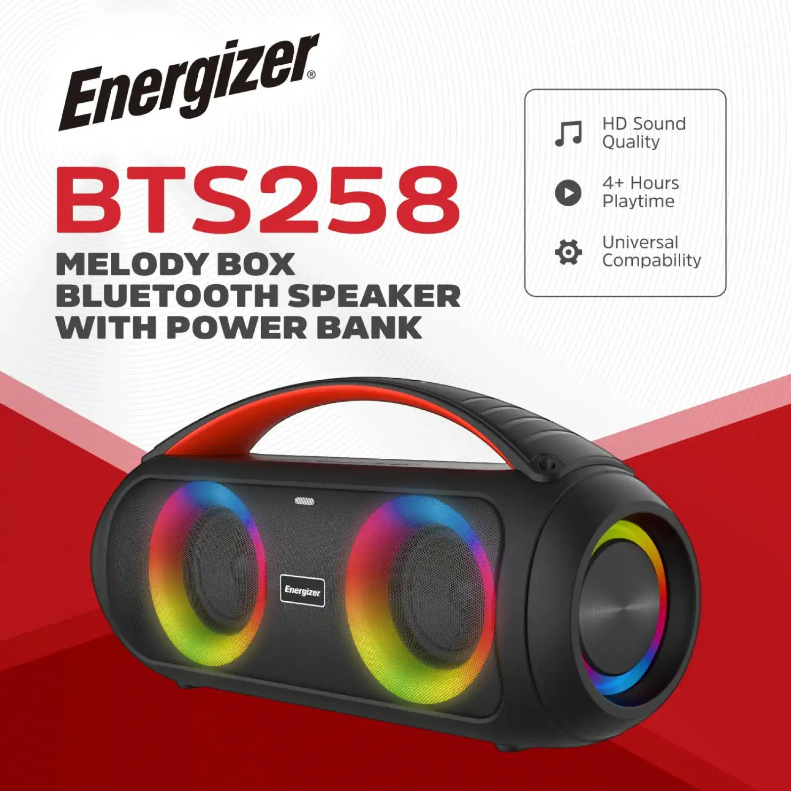 Портативная колонка 1.0 Energizer (BTS258) UA