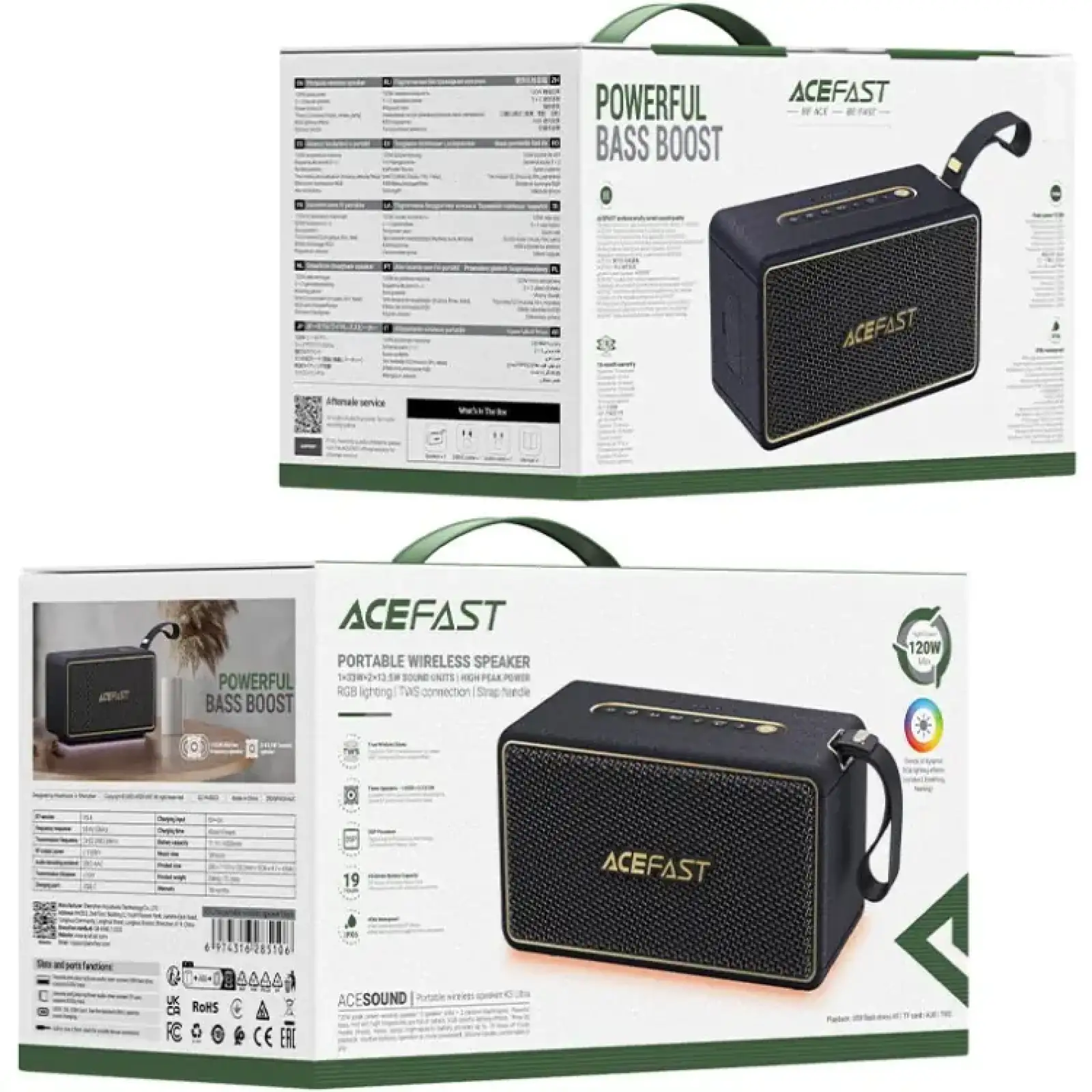 Акустична система Acefast K3 Ultra Black (6974316285106) UA