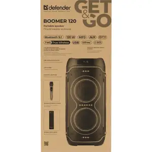 Портативная колонка 2.0 Defender Boomer 120 (65127) UA