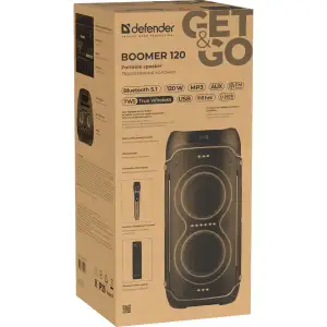 Портативная колонка 2.0 Defender Boomer 120 (65127) UA