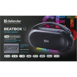 Портативна колонка 1.0 Defender Beatbox 12 (65812) UA