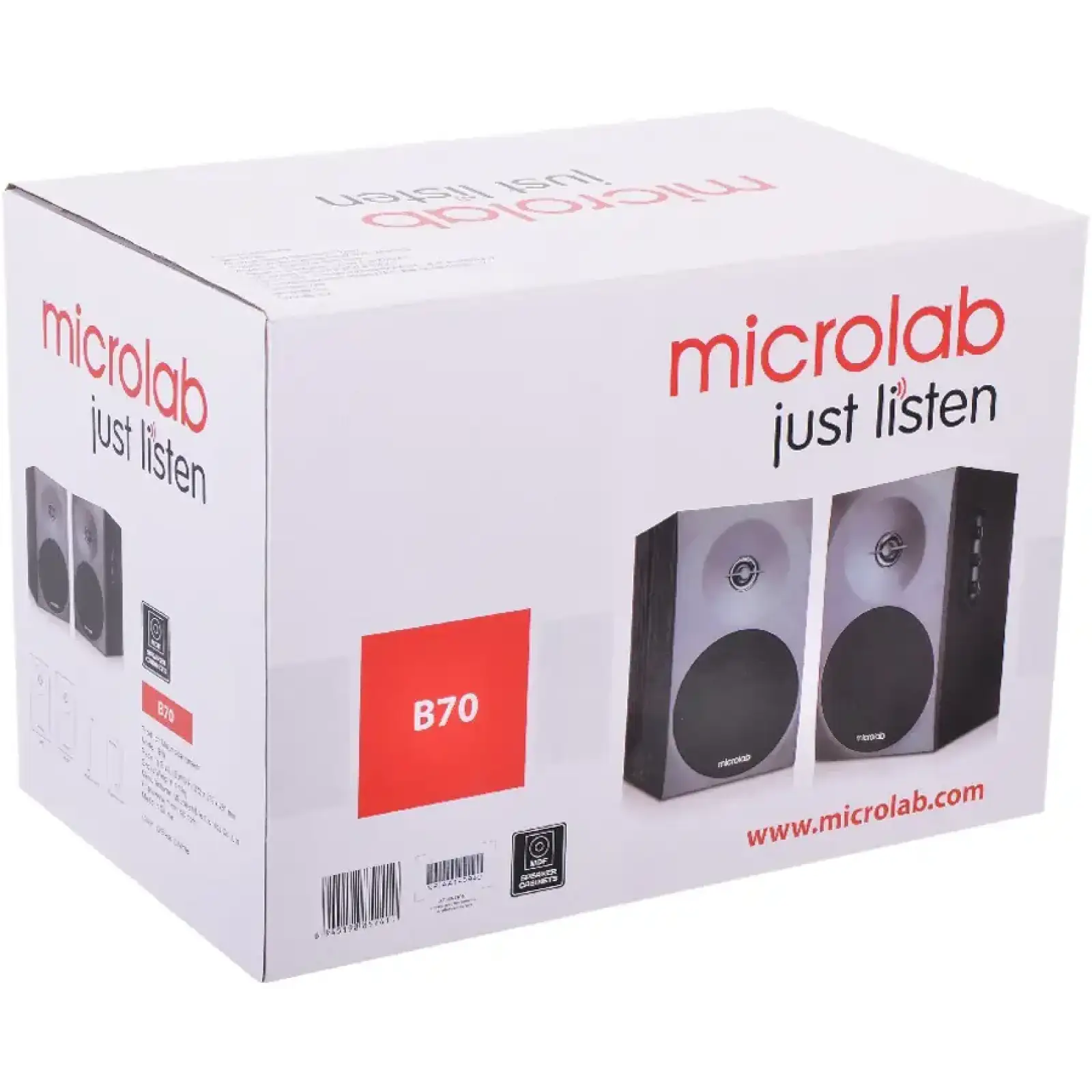 Акустическая система 2.0 Microlab B-70 (B-70 BLACK) UA