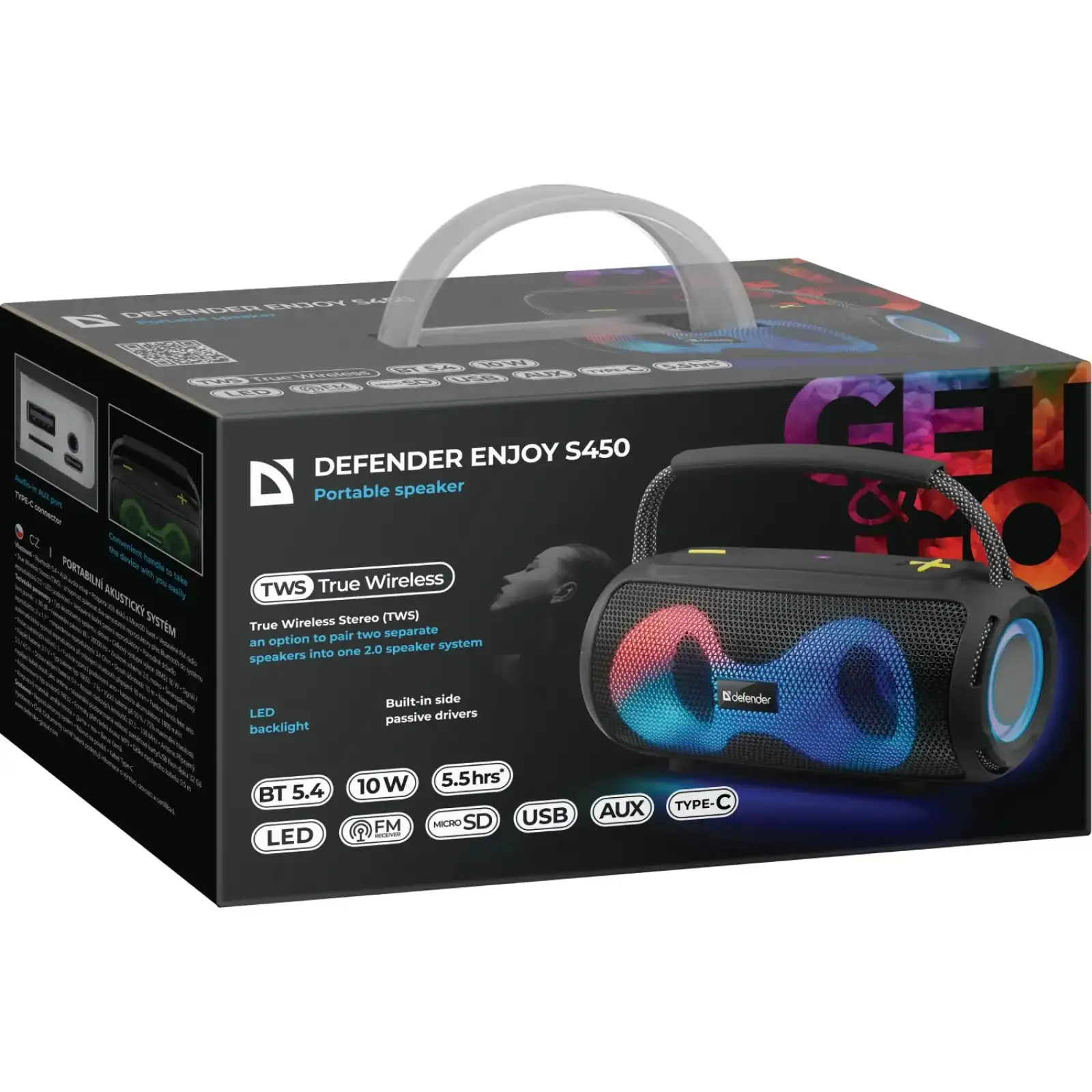 Портативна колонка 1.0 Defender S450 (65451) UA