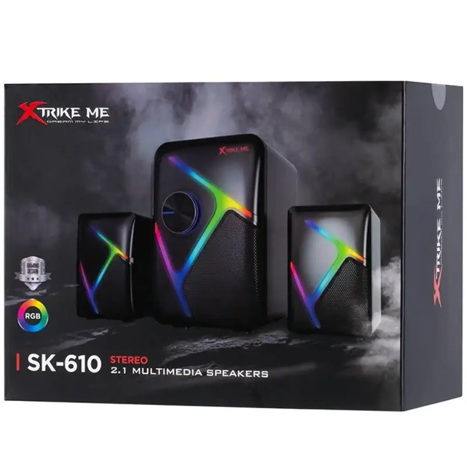 Акустична система 2.1 XTRIKE ME SK-610, 11Вт LED USB UA