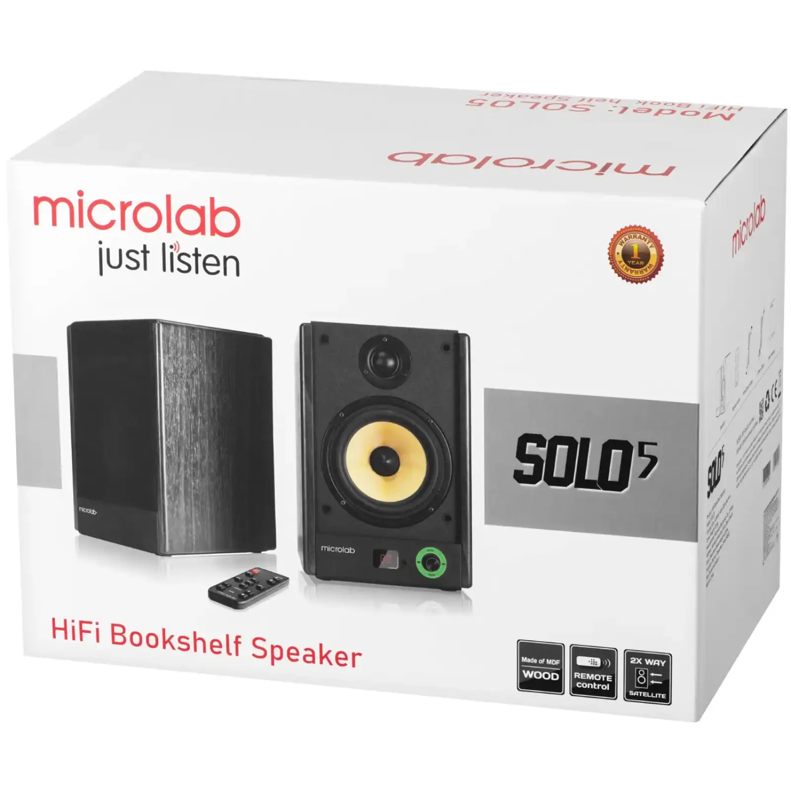 Акустическая система 2.0 Microlab SOLO 5 (SOLO5_V2) UA