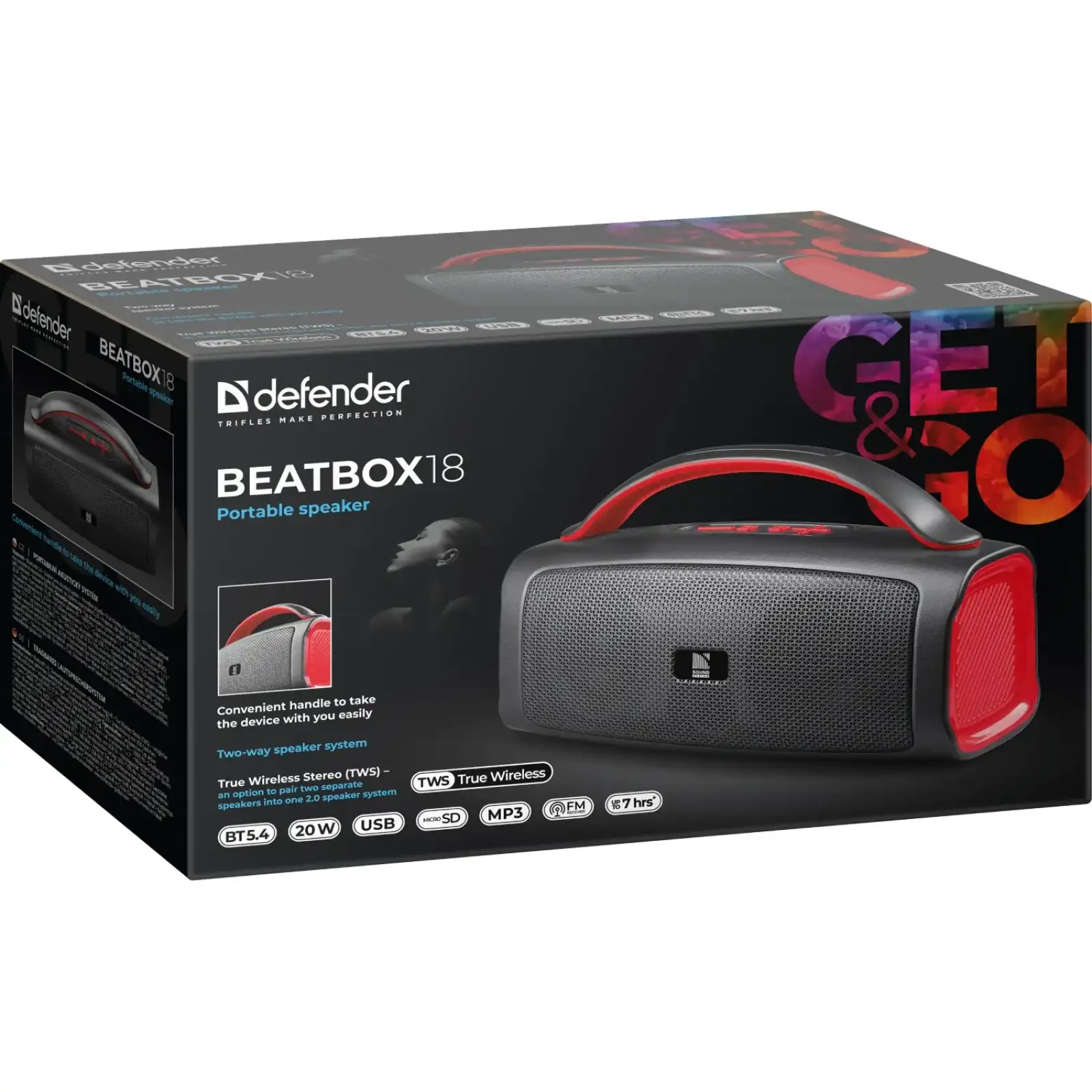 Акустична система 1.0 Defender Beatbox 18 (65218) UA