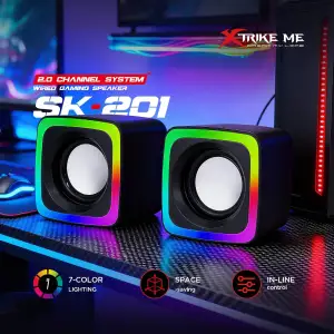 Акустична система 2.0 XTRIKE ME SK-201 UA