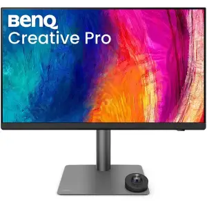 TFT 27" BenQ PD2732U, IPS, 4K, HDMI, DP, USB-C, HAS, Pivot, темно-сірий (9H.Y0MLA.TBE) UA