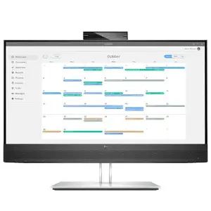 Монитор TFT 23.8" HP E24mv G4, IPS, VGA, HDMI, DP, USB, Cam, HAS, Pivot, колонки, сріблястий (169L0AA) UA