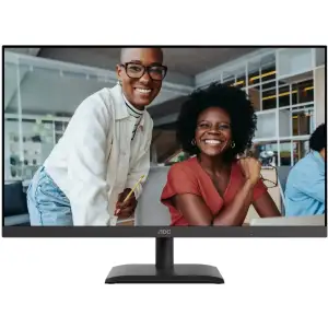 Монітор TFT 27" AOC U27E4CV, 4K UHD, IPS, 2xHDMI, DP, USB-C, RJ-45, USB hub, HAS, Pivot, кол., чорний UA